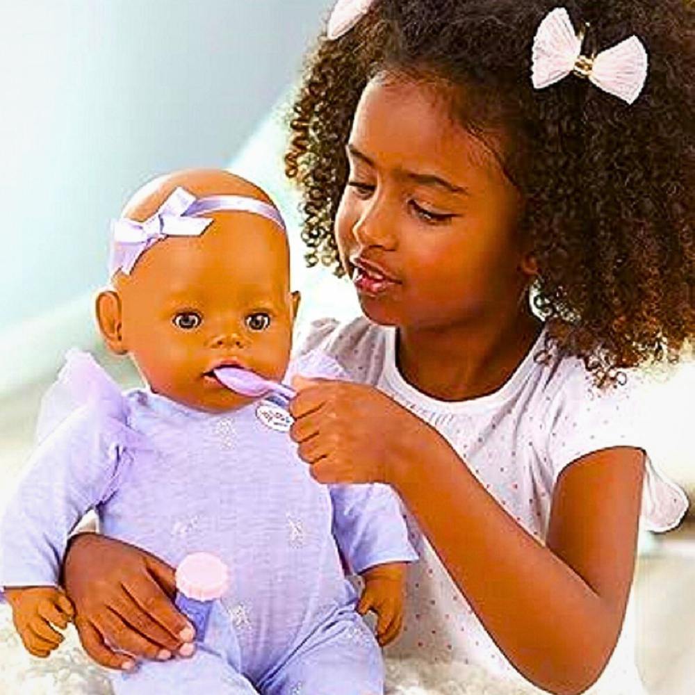 Кукла Zapf Creation Baby Born с карими глазками, в комплекте соска/термометр, лекарство, стетоскоп.  #1