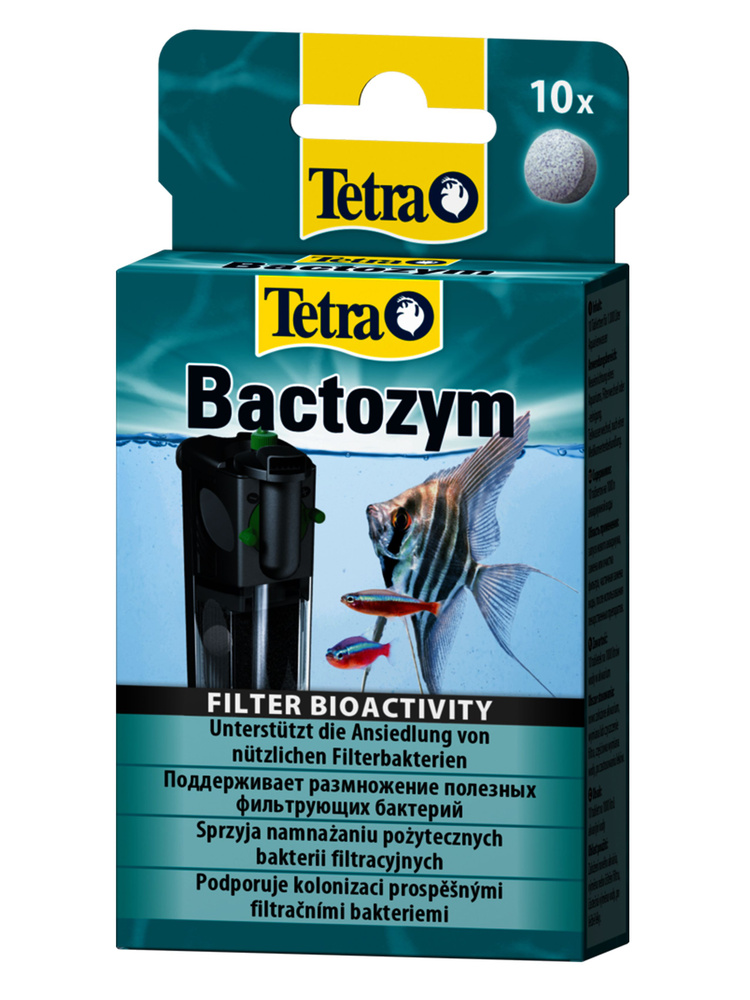 Tetra Bactozym 10 таблеток, кондиционер с культурой бактерий на объем 1000 л  #1