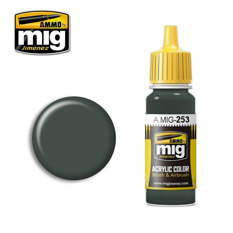 Краска акриловая RLM 74 GRAUGRUN (Ammo Mig) (17ml) #1