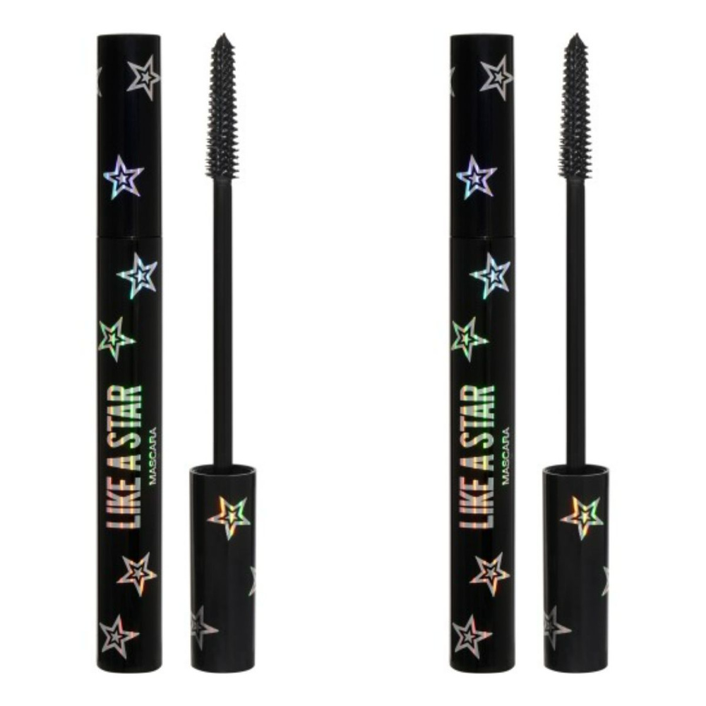 Stellary Тушь для ресниц Like a Star Mascara Звездный объем, 01 Черный, 9 мл, 3 шт  #1