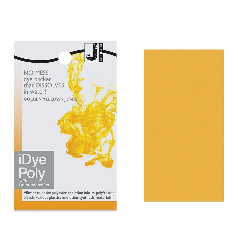 Краситель для полиэстра и нейлона Jacquard "Idye poly" 455 Golden Yellow, 14 гр  #1