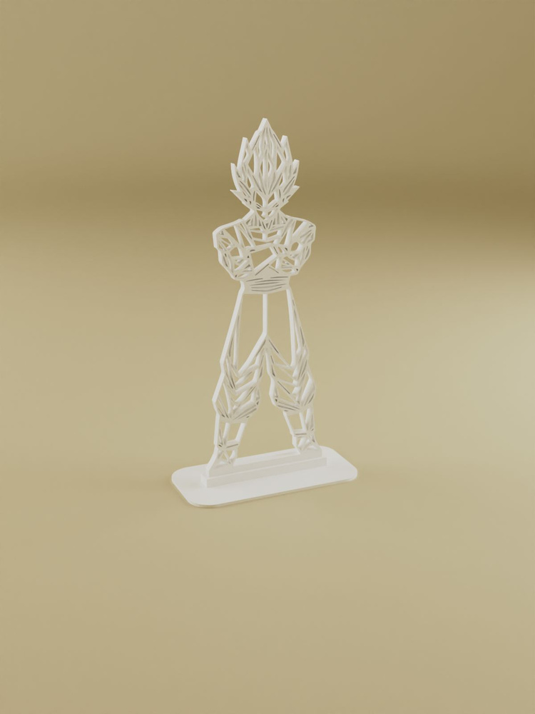 Фигурка Low Poly Vegeta #1