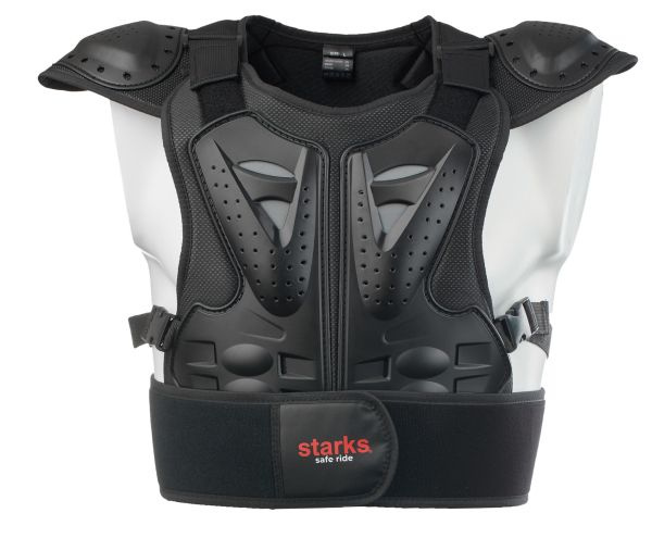 Мотозащита Черепаха STARKS Vest Armor Kids, детская, чёрная, размер S  #1