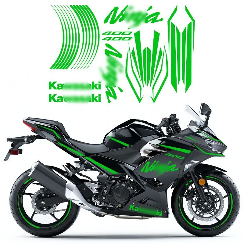 Наклейка на кузов Kawasaki ninja400 #1