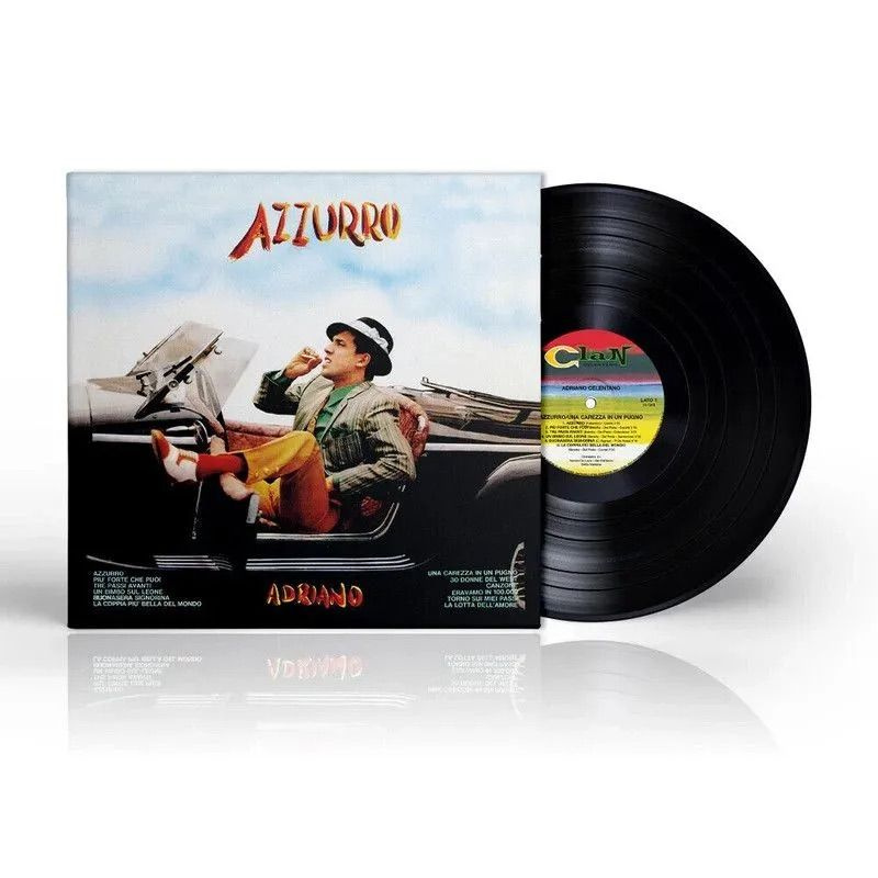 Adriano Celentano - Azzurro/Una Carezza In Un Pugno (LP)(180 Gram) - виниловая пластинка  #1