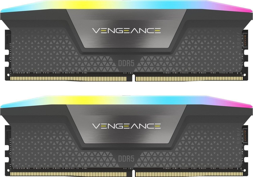 Corsair Оперативная память Оперативная память Corsair Vengeance RGB, DDR5, 64 GB, 6000MHz, CL30 (CMH64GX5M2B6000Z30) #1