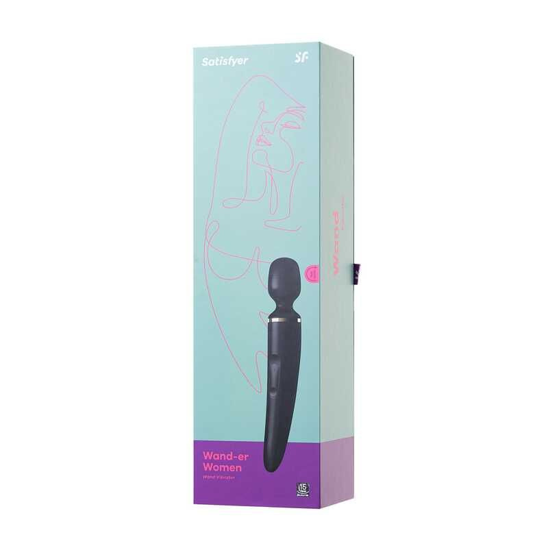 Вибратор Satisfyer Woman Wand, 10 режимов вибрации, чёрный #1