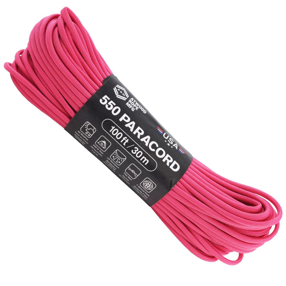 Паракорд 550 Atwood Rope MFG Paracord USA (Fuchsia) #1