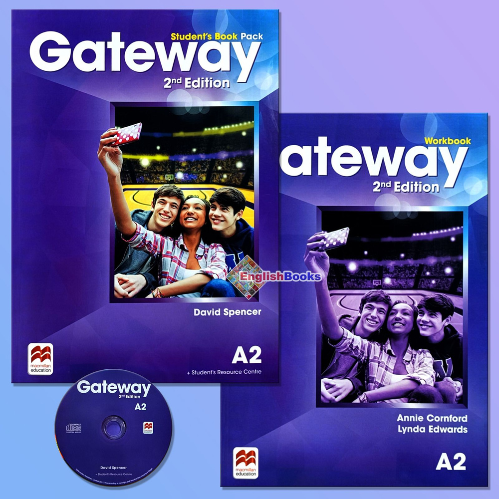 Gateway A2 2ed, Student's Book, Workbook + CD #1