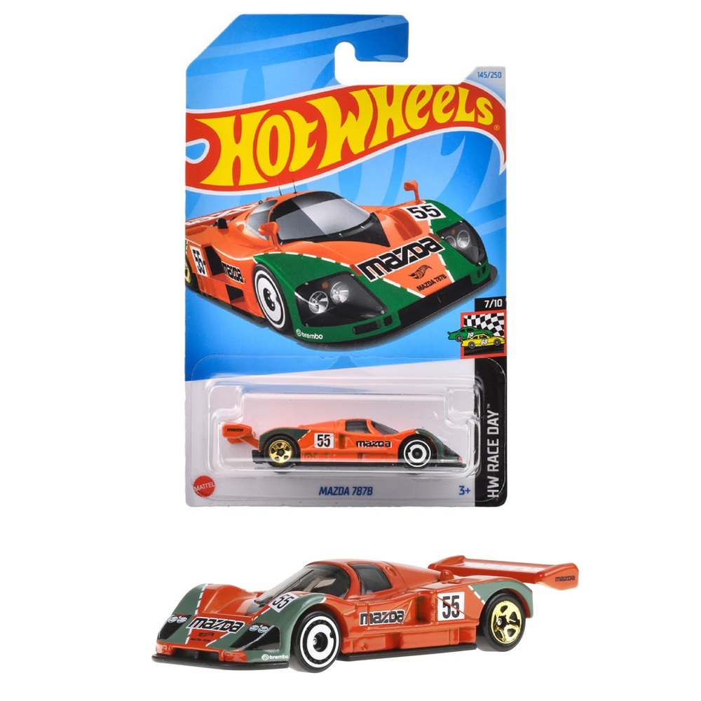 Машинка коллекционная Mattel Hot Wheels 2024 C4982 Mazda 787b #1