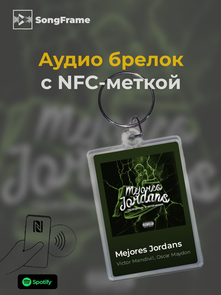 Брелок Spotify с NFC Трек: Victor Mendivil, Oscar Maydon - Mejores Jordans #1