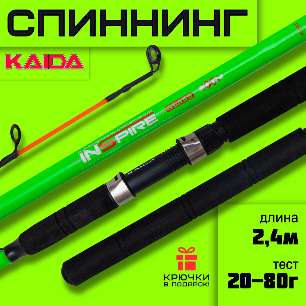 Спиннинг штекерный Kaida 638 Inspire C.W.20-80g #1