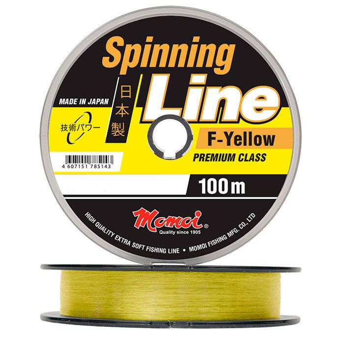 Леска Spinning Line F-Yellow 0,40 мм., 16,0 кг, 100 м, флуоресцентная #1