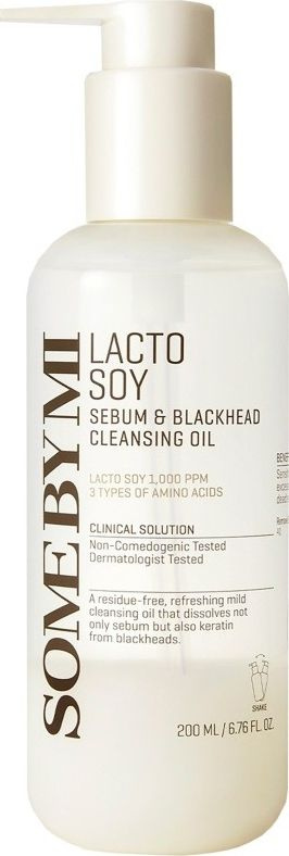 Some By Mi / Сам Бай Ми Lactosoy Sebum & Blackhead Cleansing Oil Гидрофильное масло очищающее с лактобактериями #1