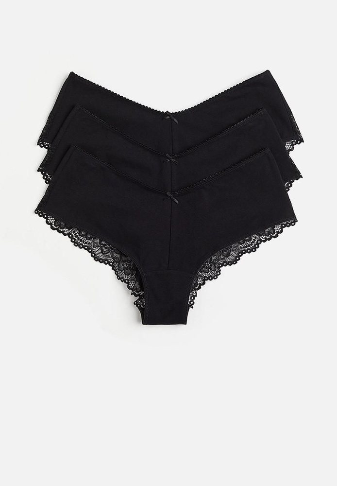 Комплект трусов хипстеры H&M Ladies Briefs, 3 шт #1