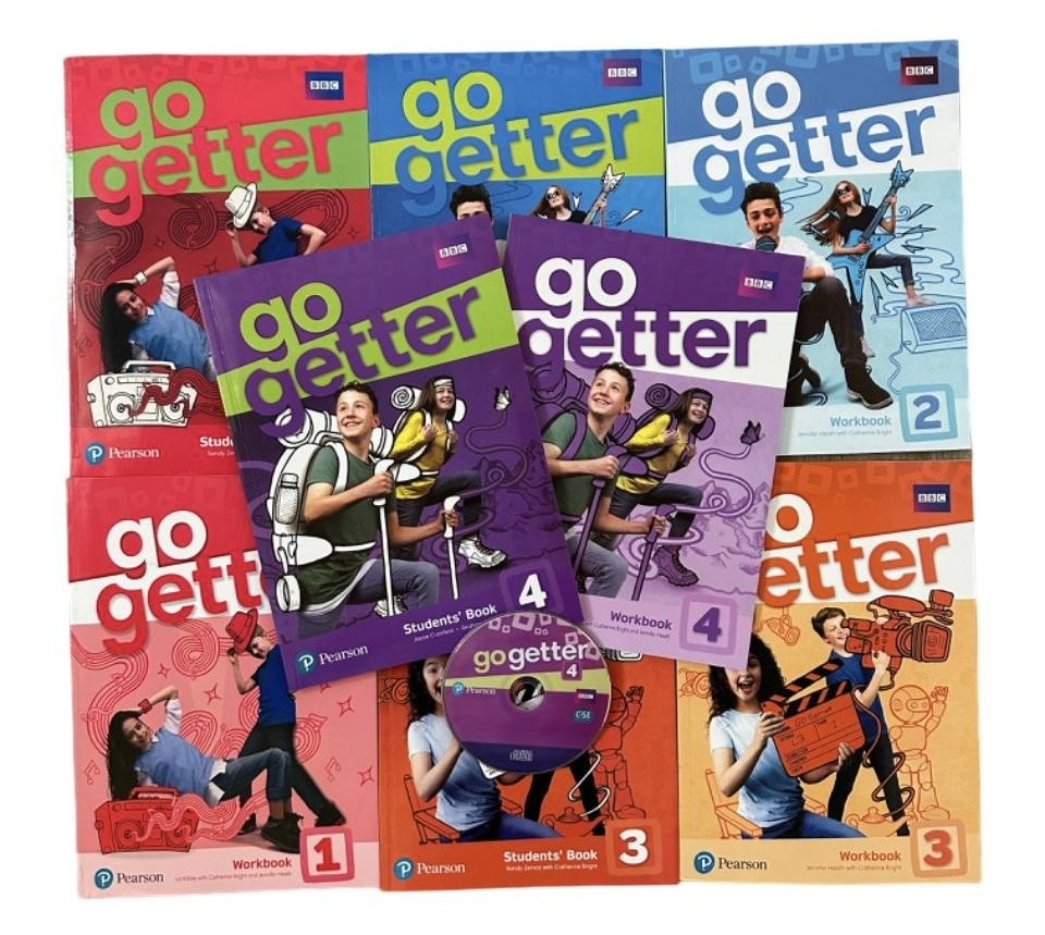 Go Getter 4. ПОЛНЫЙ КОМПЛЕКТ: Учебник + Рабочая Тетрадь + CD/DVD Croxford Jayne  #1