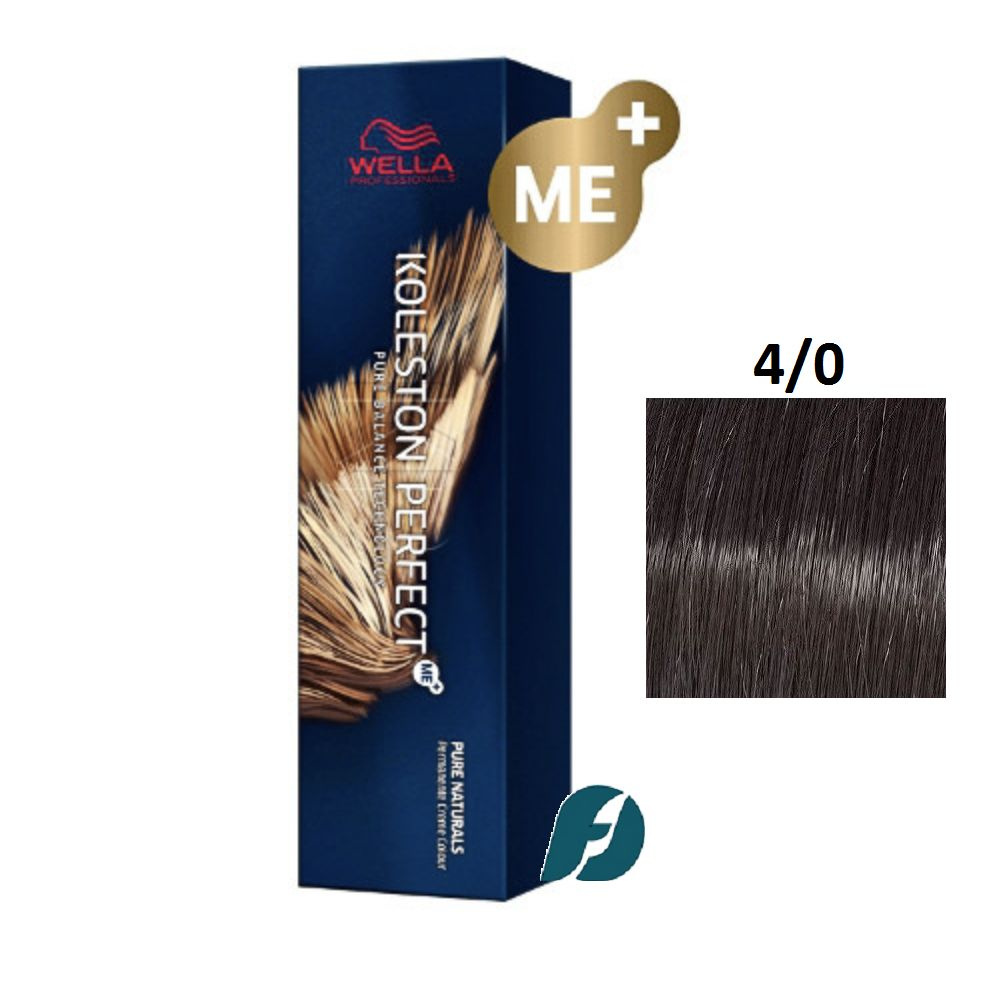 Wella Professionals Koleston Perfect ME+ 4/0 Краска для волос - Коричневый натуральный, 60мл  #1