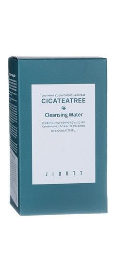 Jigott Успокаивающая очищающая вода для лица Cicateatree Cleansing Water, с экстрактами центеллы азиатской #1