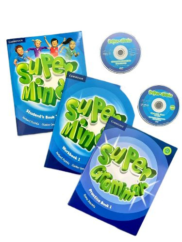 Super Minds 1 + Super Grammar Practice Book 1 (Student's book + Workbook + Practice + диски) #1