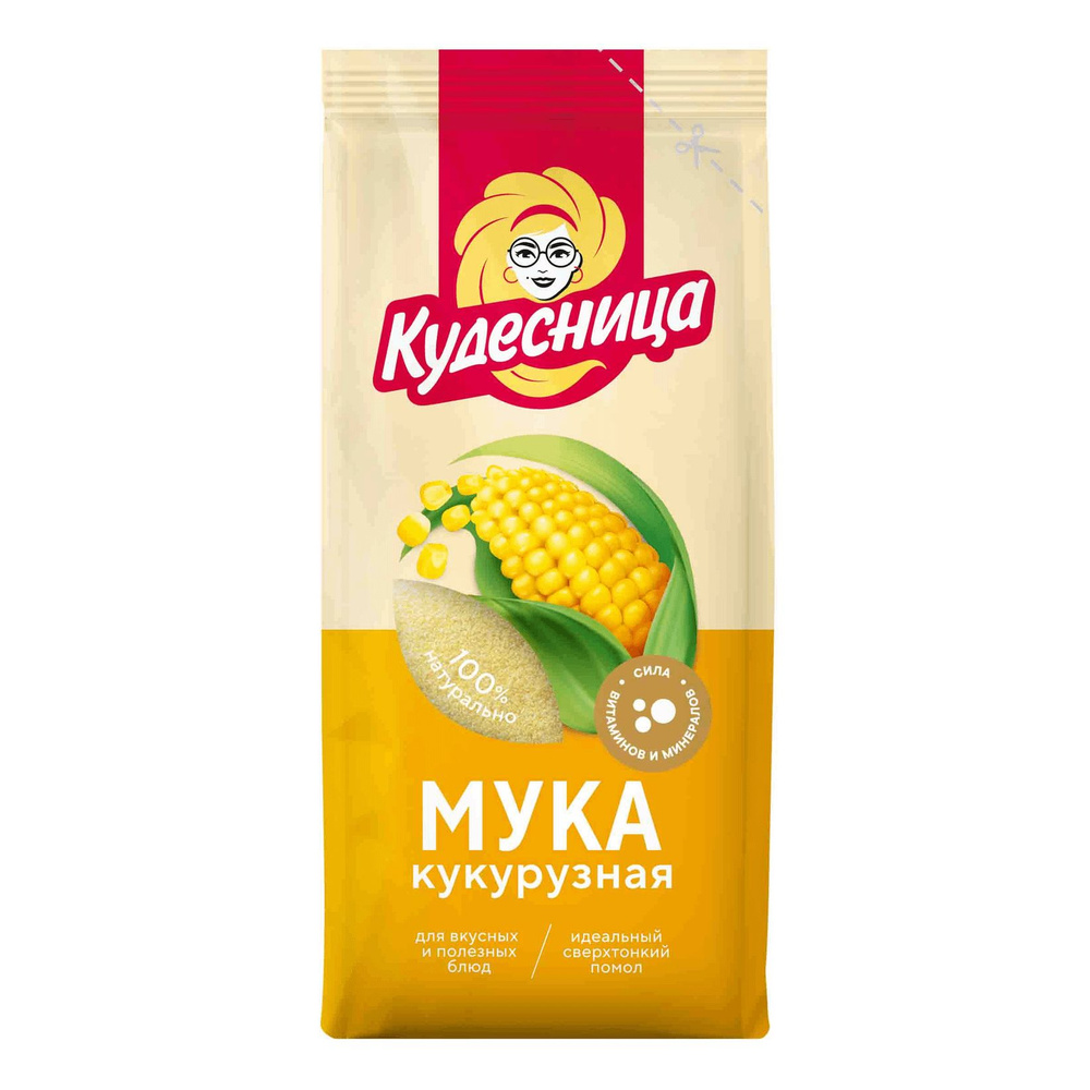 Мука Кудесница кукурузная 500 г 2шт #1