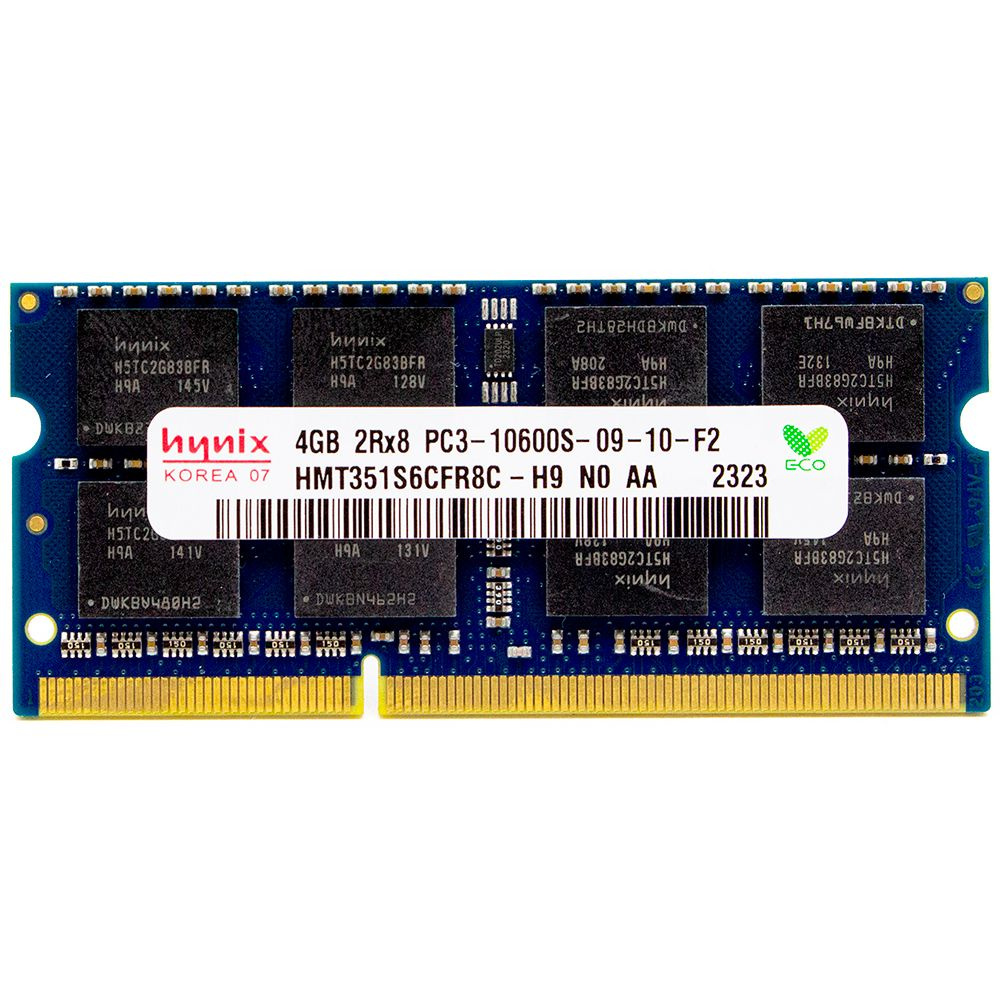 Hynix Оперативная память SODIMM DDR3 4GB PC10600 1333МГц Hynix HMT351S6CFR8C-H9 1x4 ГБ (HMT351S6CFR8C-H9) #1