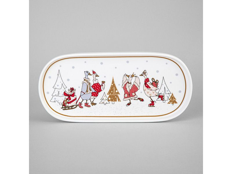 Блюдо овальное Lefard "Family Farm Christmas" 25,5 см #1