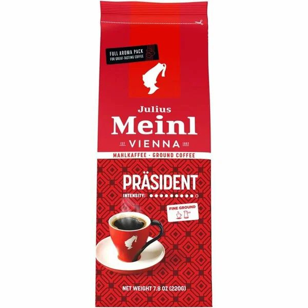 Кофе JULIUS MEINL Prasident (Президент) молотый 220г #1