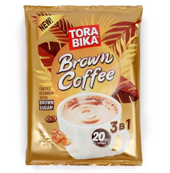 Кофейный напиток Torabika Brown Coffee, 20 пакетиков по 25г, 500г #1