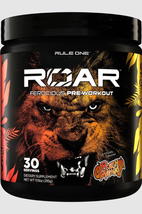 Rule One ROAR PRE-WORKOUT, Предтренировочный комплекс, 30 Порций (Манго персик)  #1