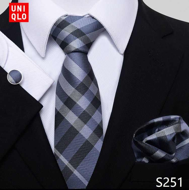 Uniqlo Набор галстук + аксессуар #1