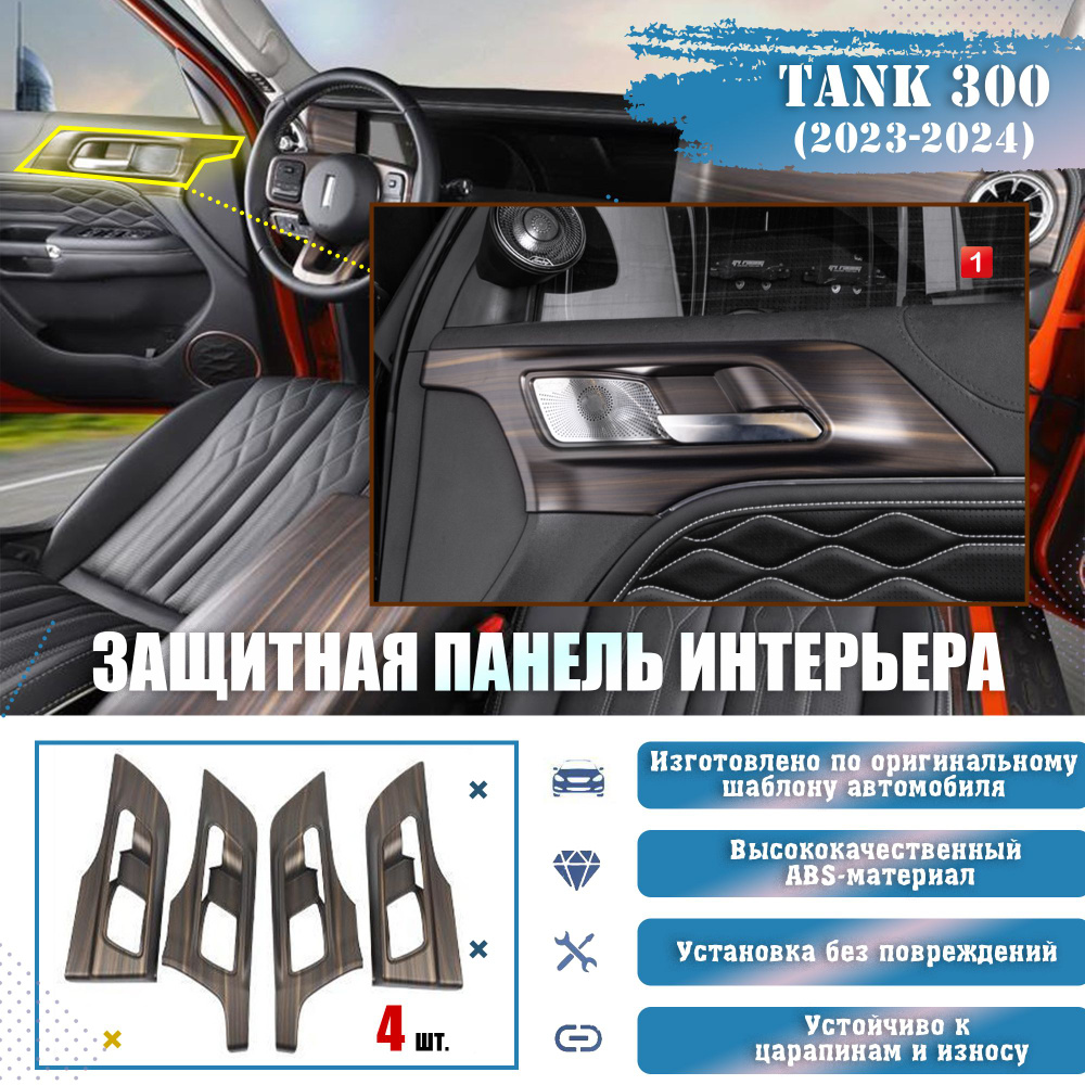 TANK Обшивка салона автомобиля арт. NSB-2023-2024-TANK300-TAOMU-NMW-4-F #1