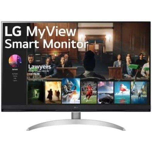 LG 32" Монитор Монитор LG 32" MyView 32SQ700S-W 3840x2160 VA 60Hz 5ms HDMI USB-C, белый  #1