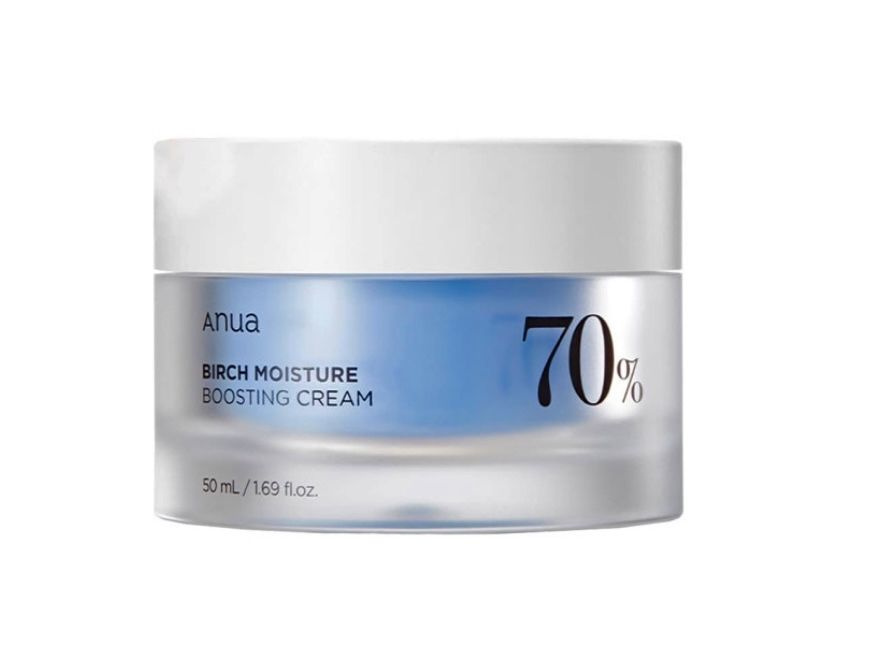 Успокаивающий крем с берёзовым соком Anua Birch 70% Boosting Cream Moisture базовый увлажняющий крем #1