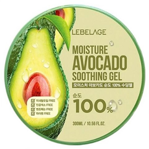 Lebelage Многофункциональный гель с авокадо Moisture Avocado Purity 100% Soothing Gel  #1