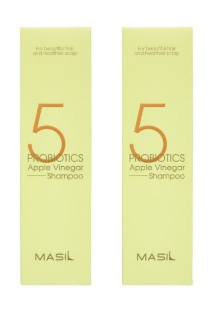 MASIL Шампунь против перхоти 5 Probiotics Apple Vinegar Shampoo, с яблочным уксусом и пробиотиками, 300 #1