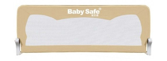 Baby Safe Барьер для кроватки Ушки 120 х 66 см бежевый #1