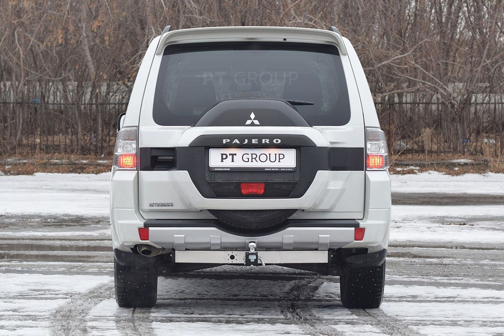 Фаркоп для Mitsubishi Pajero (1999-) с нерж.накладкой PT Group MPJ-99-991124.00  #1