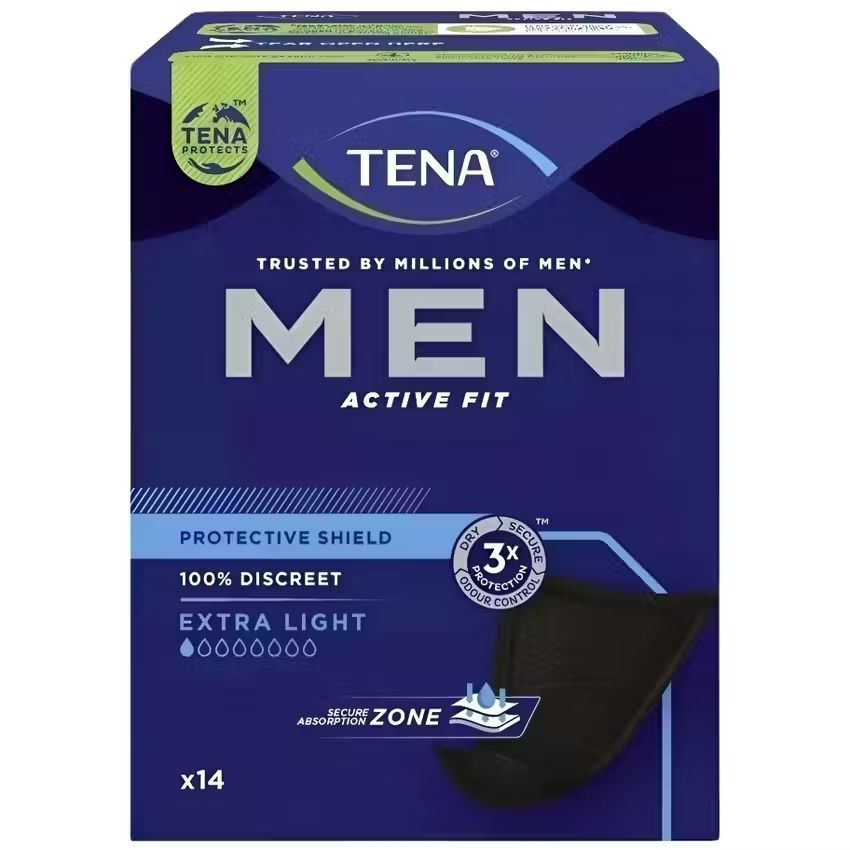 Прокладки урологические для мужчин Tena Men Level 0 Extra Light, 1 капля, 100 мл, 14 штук  #1