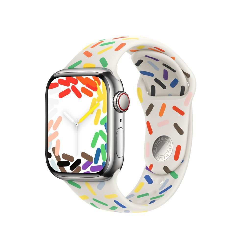 Ремешок силиконовый Multicolored Sport Band Size S/M (Разноцветный) Apple Watch 41mm (38mm; 40mm) MUQ13FE/A #1