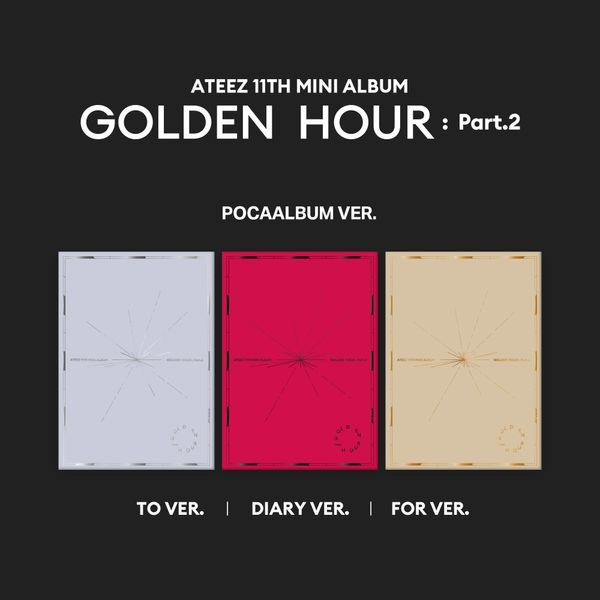 Альбомы ATEEZ - 11th Mini Album GOLDEN HOUR : Part.2 #1