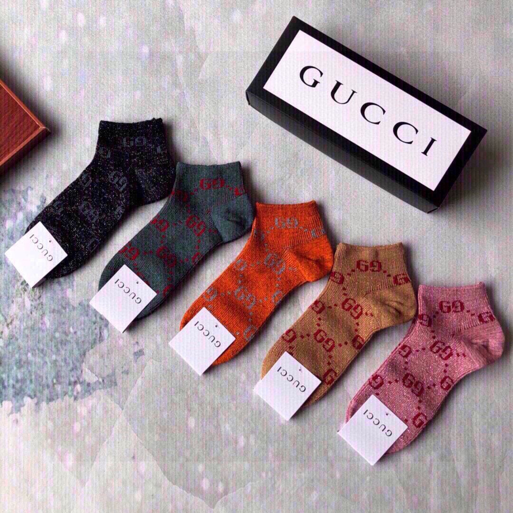 Носки спортивные Gucci, 5 пар #1