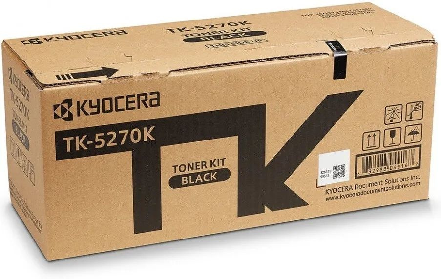 Картридж Kyocera TK-5270K (1T02TV0NL0) для Kyocera EcoSys M6230cidn/ M6630cidn/ P6230cdn, black, 8000 #1