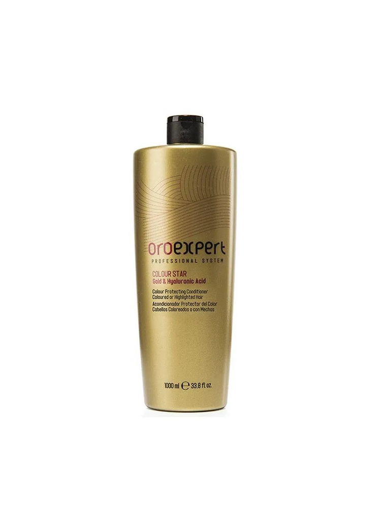 Oroexpert Colour Star Кондиционер для окрашенных волос с частицами золота и гиалуроновой кислотой, 1000 #1