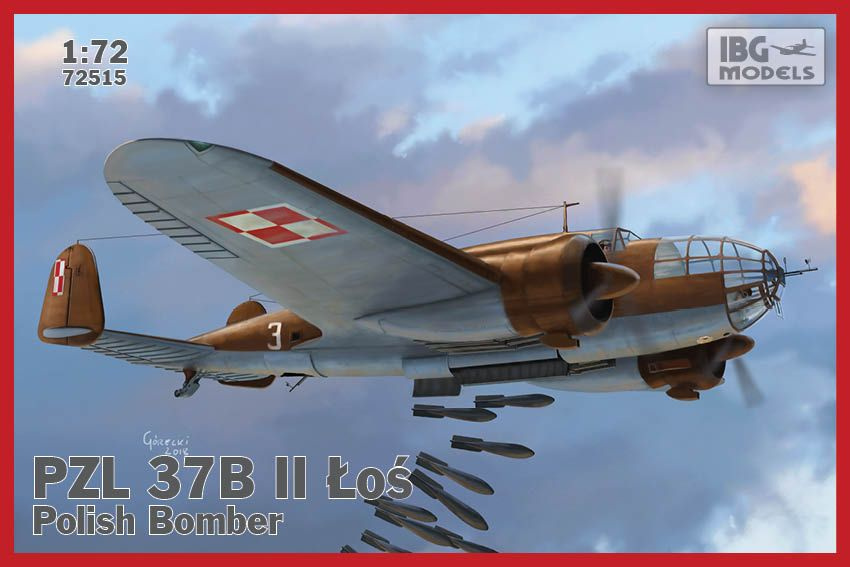 Сборная модель 1/72 PZL P.37B II Los - Polish Medium Bomber (IBG Models) #1