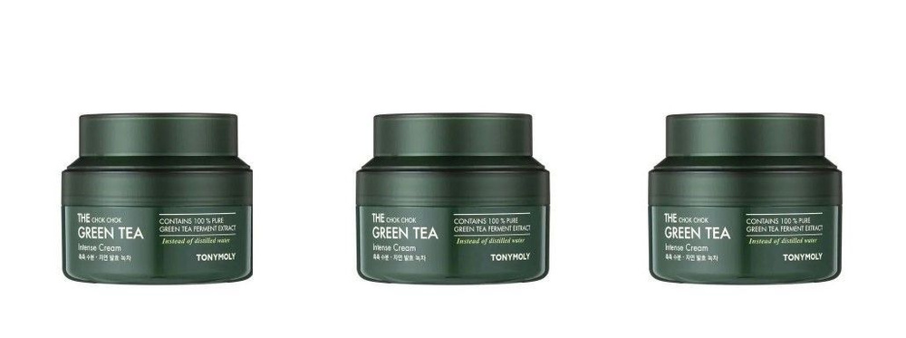 Tonymoly Увлажняющий крем для лица The Chok Chok Green Tea Intense Cream, с экстрактом зеленого чая, #1