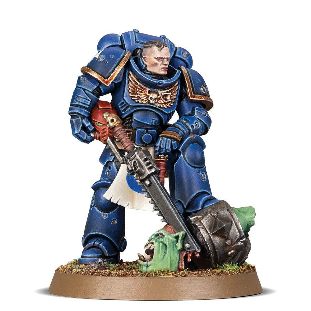 Смола Миниатюра Space Marine Primaris Sergeant Jovan Warhammer 40000 / миниатюр для настольной игры Упражнения #1