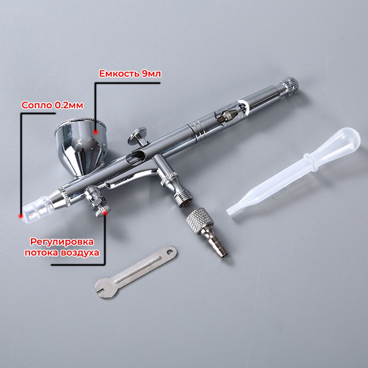 Набордляаэрографии/аэрографдвойногодействиядлятворчестваN180