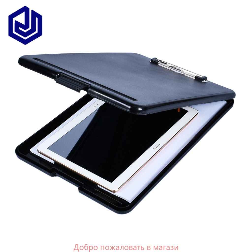 Папка-планшетдляписьмаформатаА4-однотонная,черная