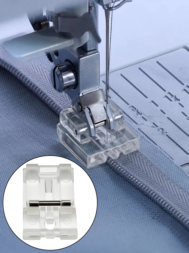 Пластиковаяневидимаямолниядлянажатияног,подходитдлядомашнейшвейноймашины