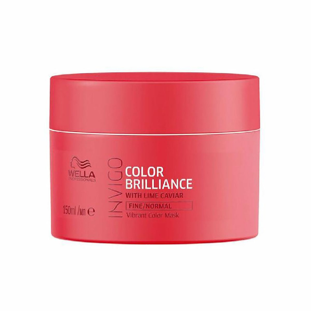 Wella Invigo Color Brilliance Маска-уход для защиты цвета окрашенных нормальных и тонких волос 150 мл #1